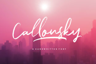 Callonsky: A Handwritten Font That Elevates Digital Design