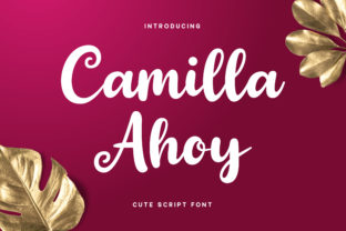 Camilla Ahoy: A Script Handwritten Font for Modern Web Design