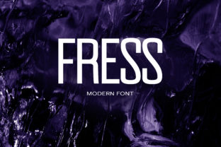 Fress: A Font That Breathes Modernity Into Every Craft Project