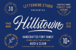 Hillstown: A Script Font That Breathes Life Into Your Creations