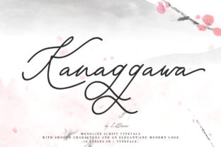 Kanaggawa: A Script Font for Editorial Elegance