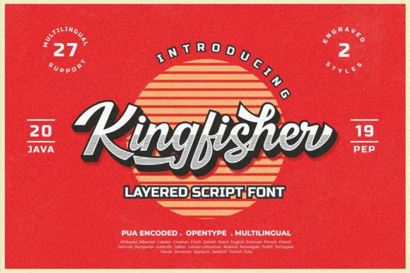 Kingfisher: A Vintage Font for Bold Branding