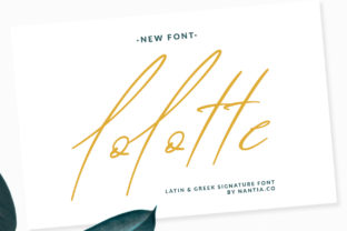 Lolotte: A Script Font with a Warm, Handwritten Soul