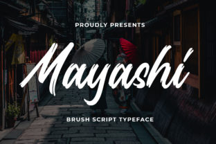 Mayashi: A Script Font for Editorial Elegance