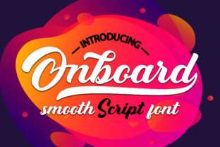 Onboard: A Script Font That Elevates Editorial Design