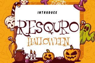 Resquro Halloween: A Serif Font for Spooky Campaigns