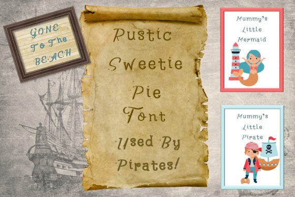Rustic Sweetie Pie Font for Handmade Creators