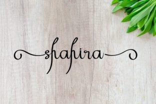 Shahira: A Decorative Font for Web Design and Brand Identity
