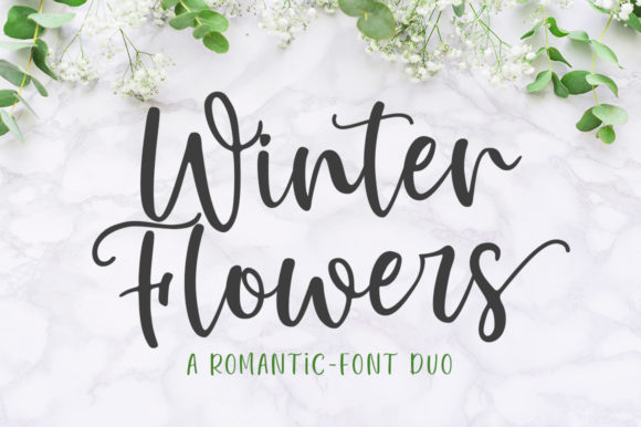 Winter Flowers: A Font That Elevates Your Brand